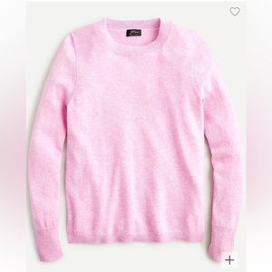 NWOT J CREW Cashmere slim-fit crewneck sweater Size M Heathered Orchid!